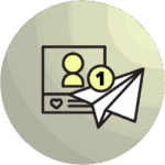 Icono envío de campañas de email marketing