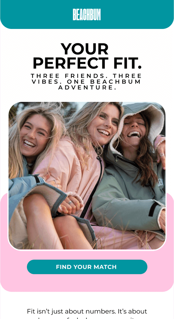 Diseño de email marketing para empresa de moda