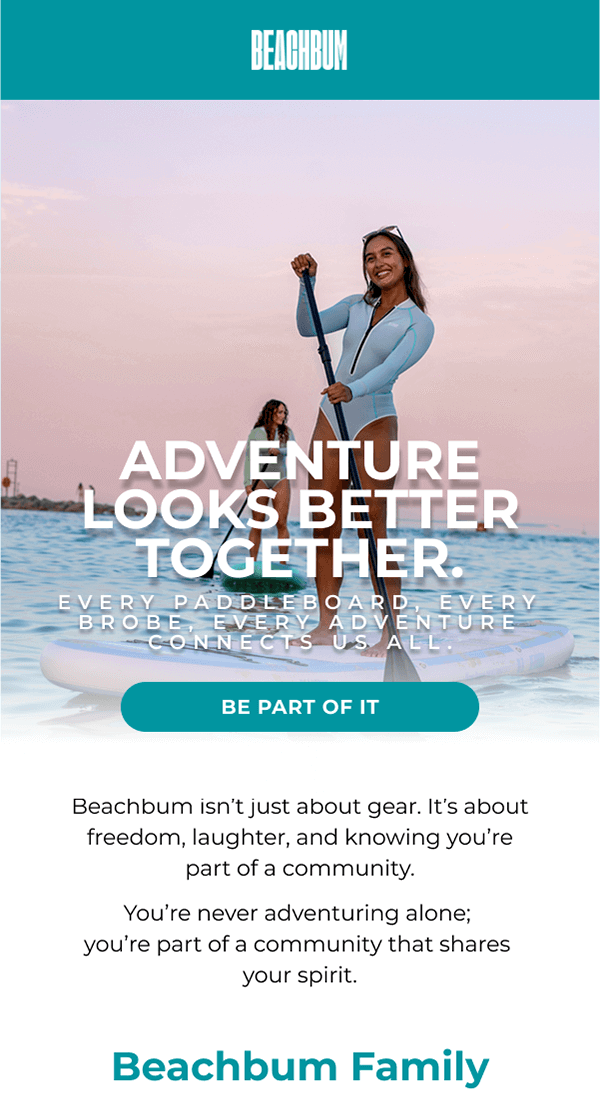 Diseño de email marketing para empresa de accesorios de playa