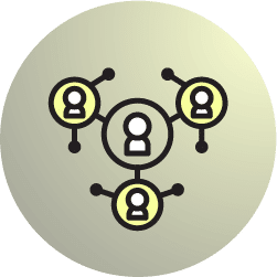 Icono de partnership email marketing