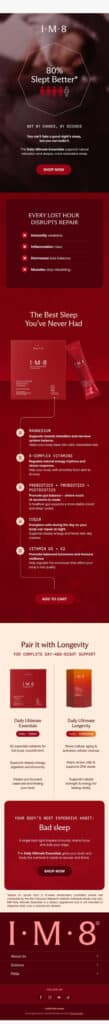 Ejemplo de newsletter de contenido para eCommerce