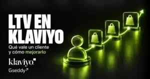 LTV en Klaviyo y recorrido de compras de un cliente