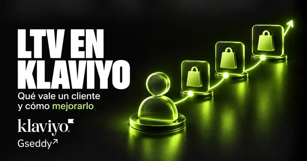LTV en Klaviyo y recorrido de compras de un cliente